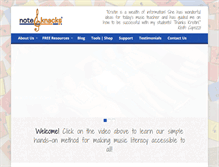 Tablet Screenshot of noteknacks.com
